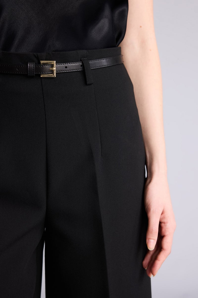 DeFacto Black Woman Culotte High Waist Trousers Casual - Image 5